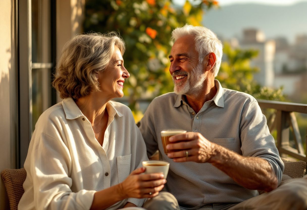 Persona disfrutando de bienestar y salud
