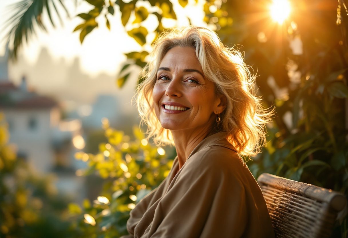 Persona activa disfrutando de bienestar y energía