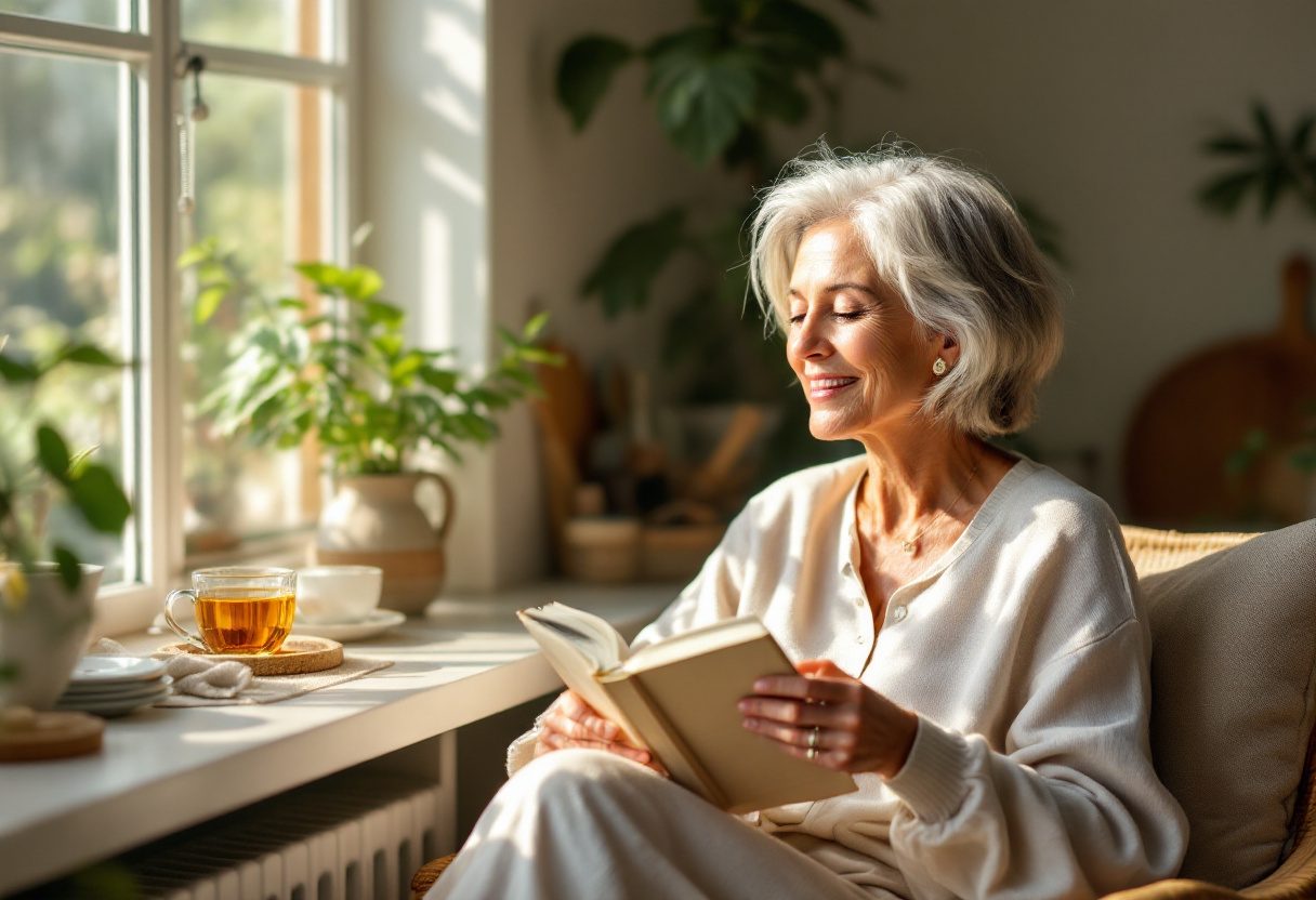 Lifestyle image of Slin supplement in use