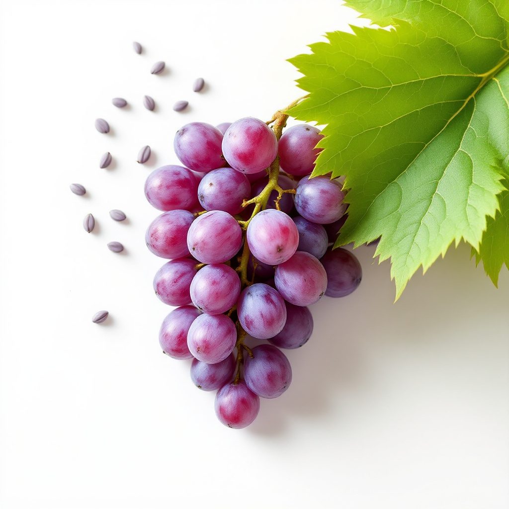 Grape seeds, natural botanical source