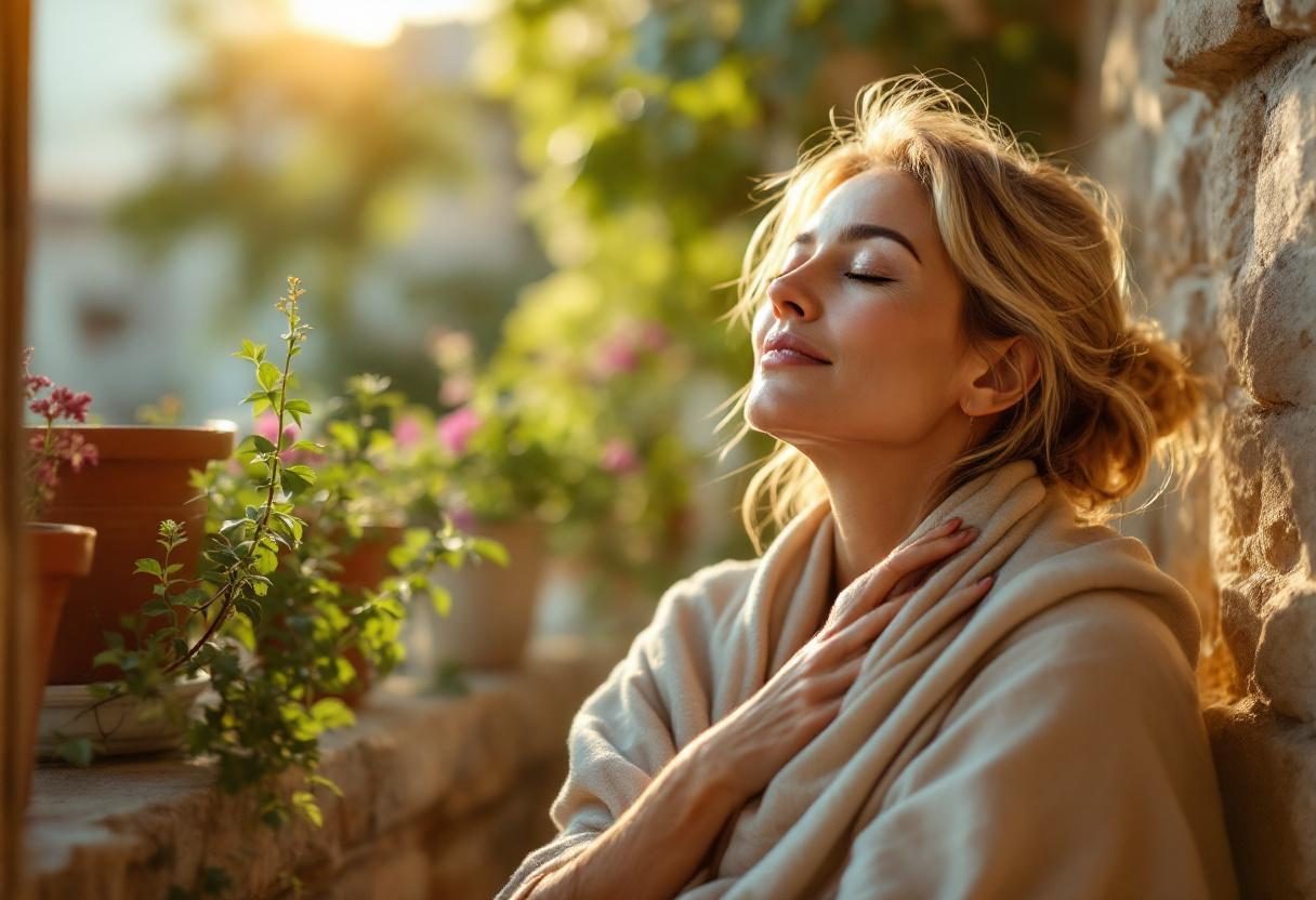 Osoba uživa u trenucima opuštanja uz svakodnevnu rutinu njega