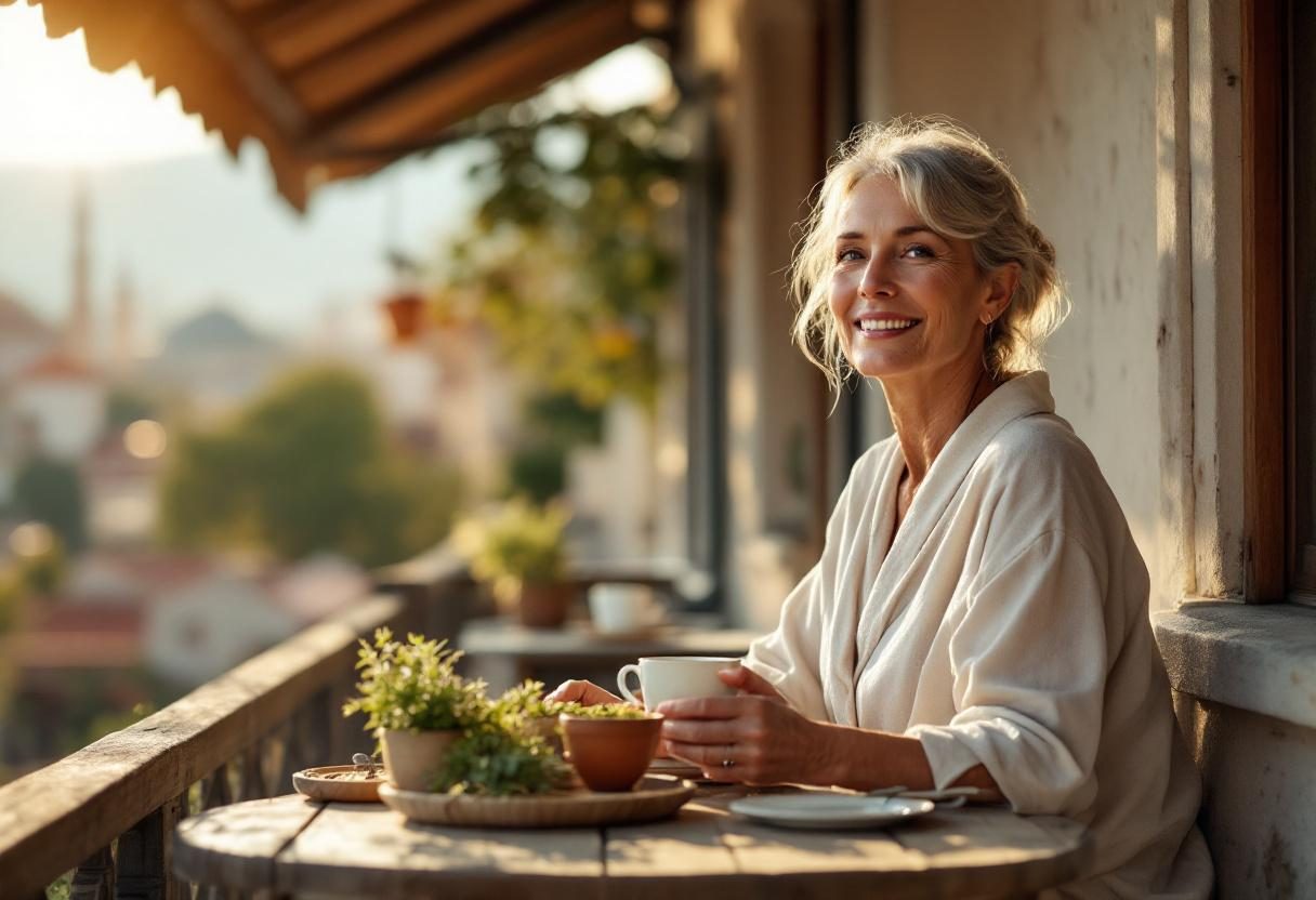 Žena koja uživa u aktivnom načinu života s prirodnim dodatkom ishrani