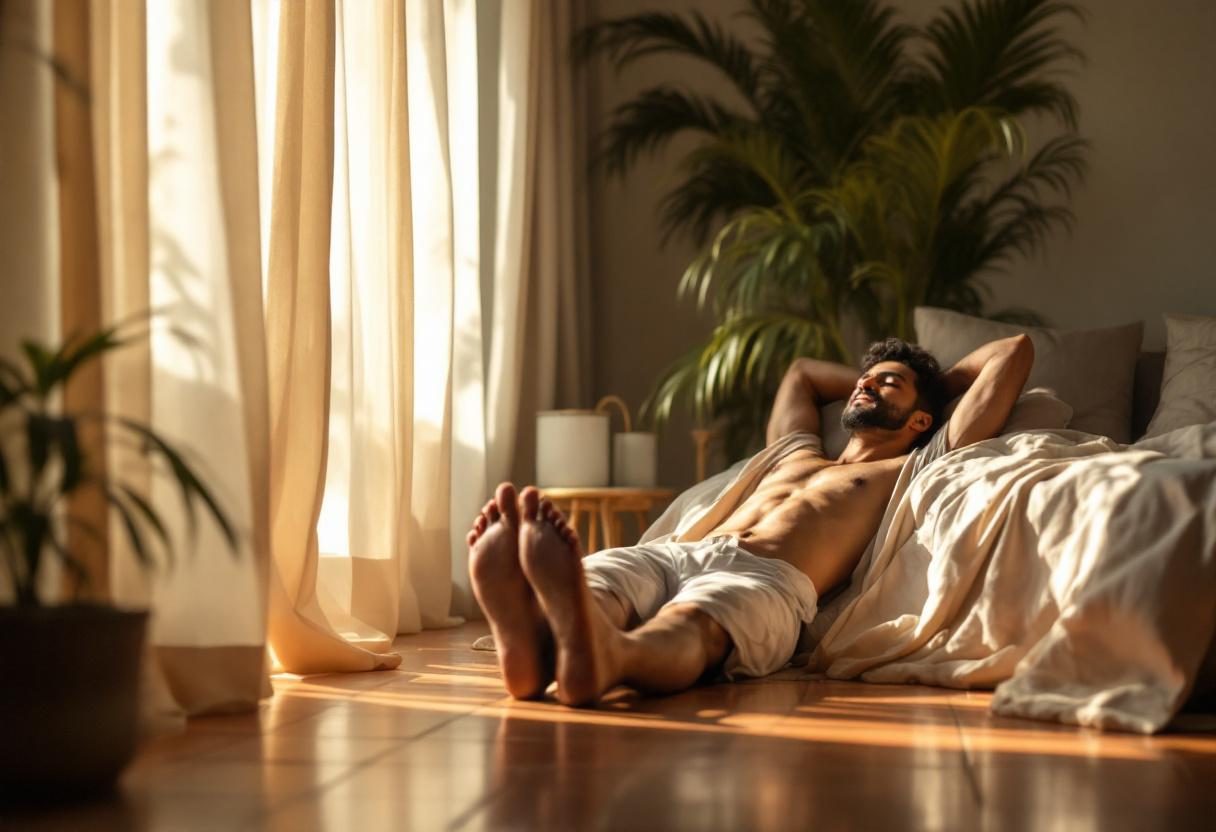 সুস্থ এবং সক্রিয় জীবনযাপনরত পুরুষ