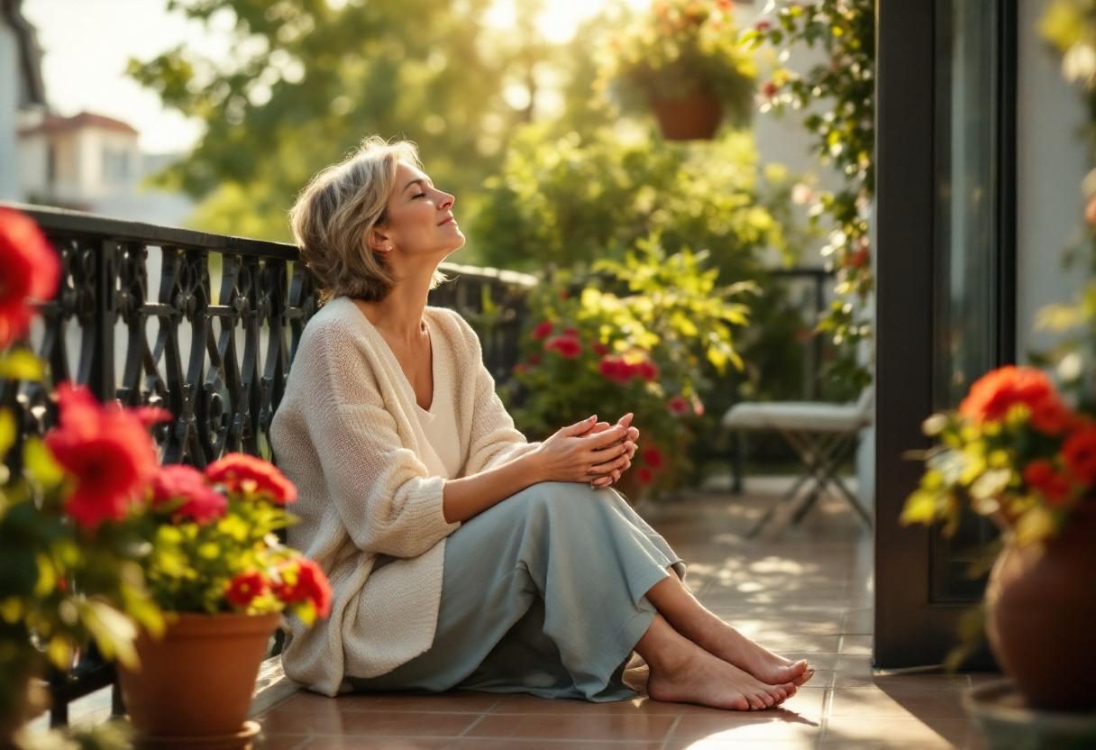 Жена с гладка кожа на краката в удобна домашна обстановка