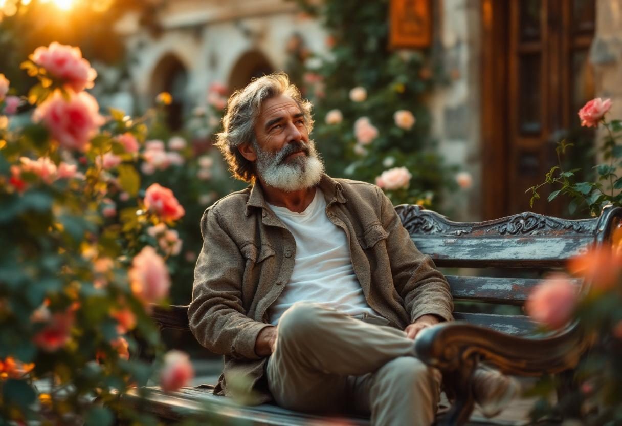 Активен човек се разхожда на планинска пътека, поддържайки подвижност и комфорт