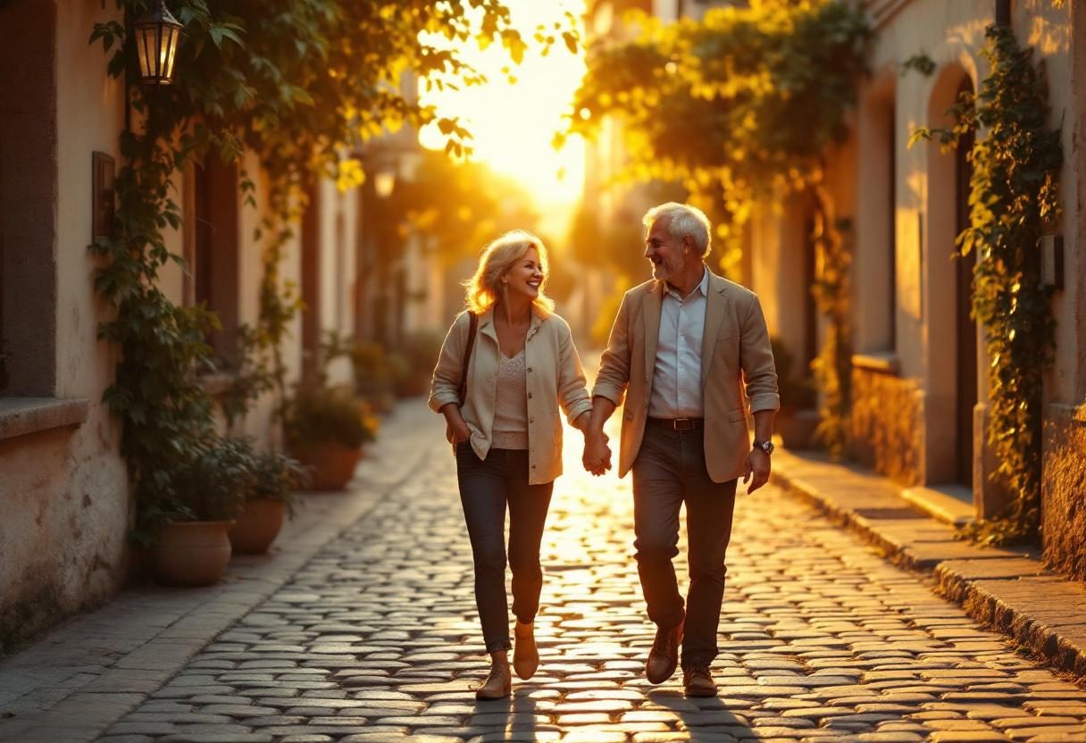 Уютна сутрешна сцена с чай, мед и препечена филия в слънчева светлина