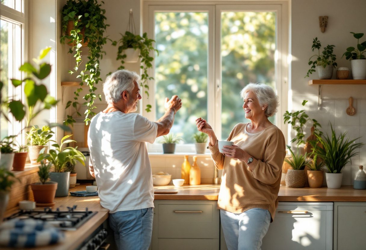 Lifestyle image showing nail care routine