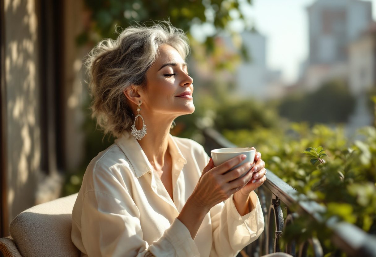 Peaceful bedroom nighttime scene