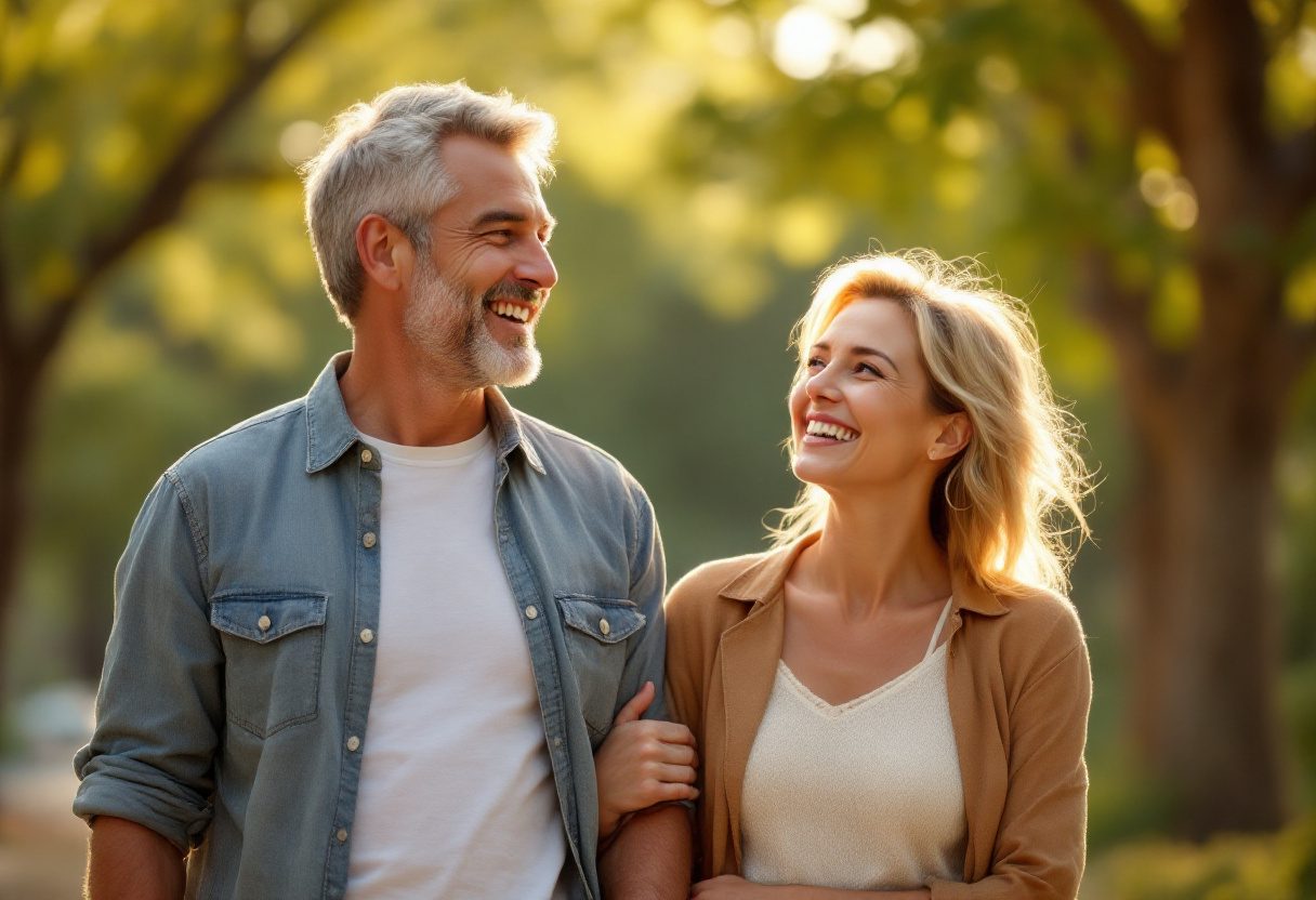 Hombre adulto con confianza y bienestar