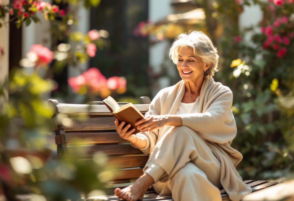 Piernas saludables en entorno natural con enfoque en bienestar vascular