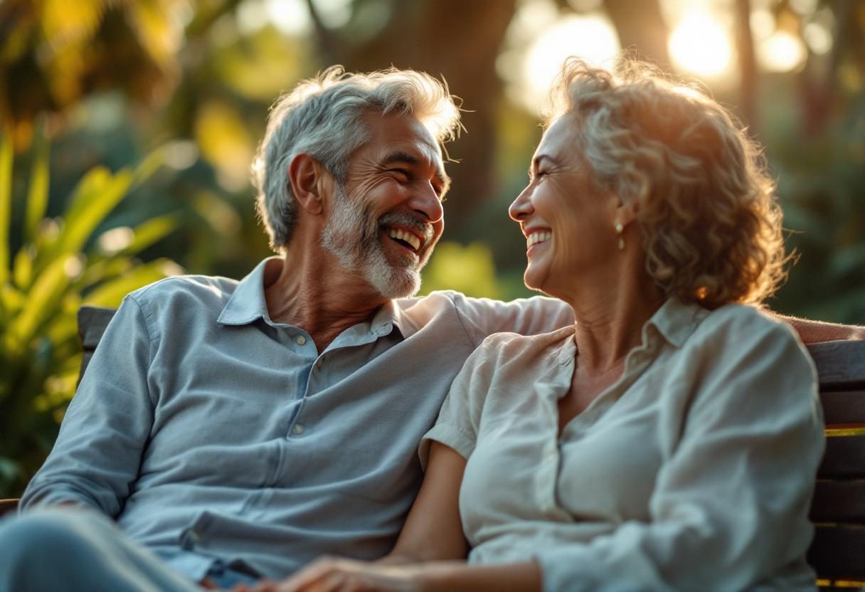 Hombre disfrutando de bienestar y energía en la vida diaria