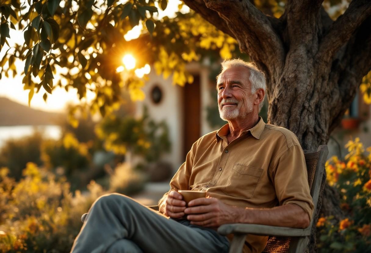 Άτομο που ακολουθεί υγιεινή ρουτίνα ευεξίας στο σπίτι