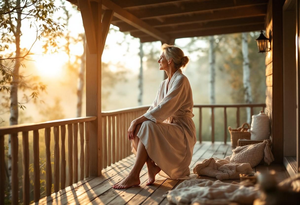 Žena relaxuje s nohama nahoře po náročném dni