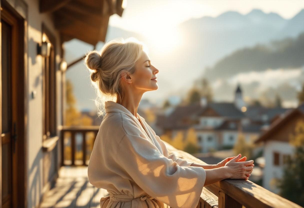 Aktive Person bei Bewegung im Freien