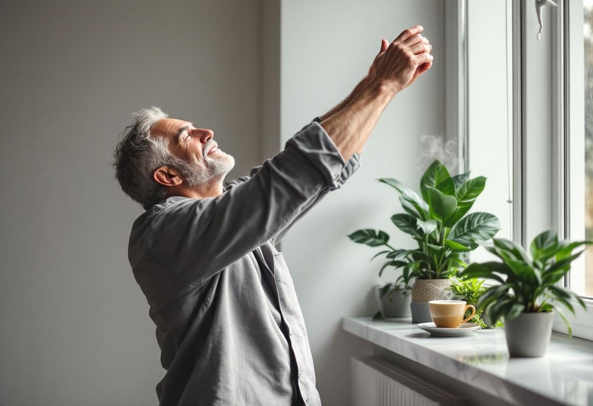 Gesunder Lebensstil mit ausgewogener Ernährung und Bewegung