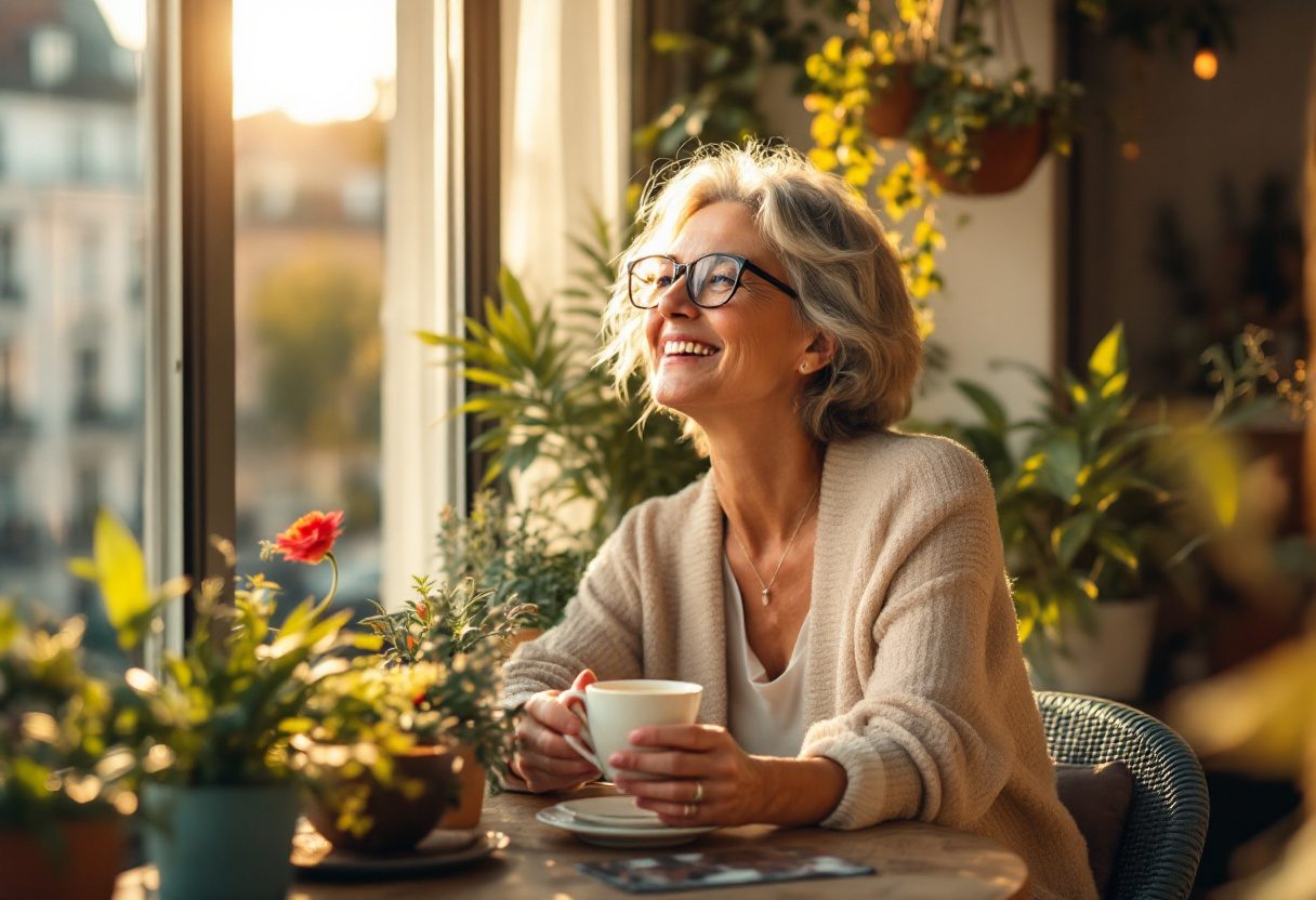 Lifestyle-Szene mit Oculear Nahrungsergänzungsmittel