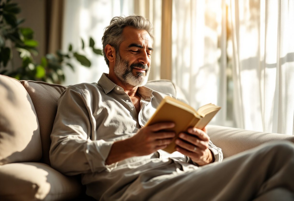 صورة نمط حياة توضح استخدام بروستيرون