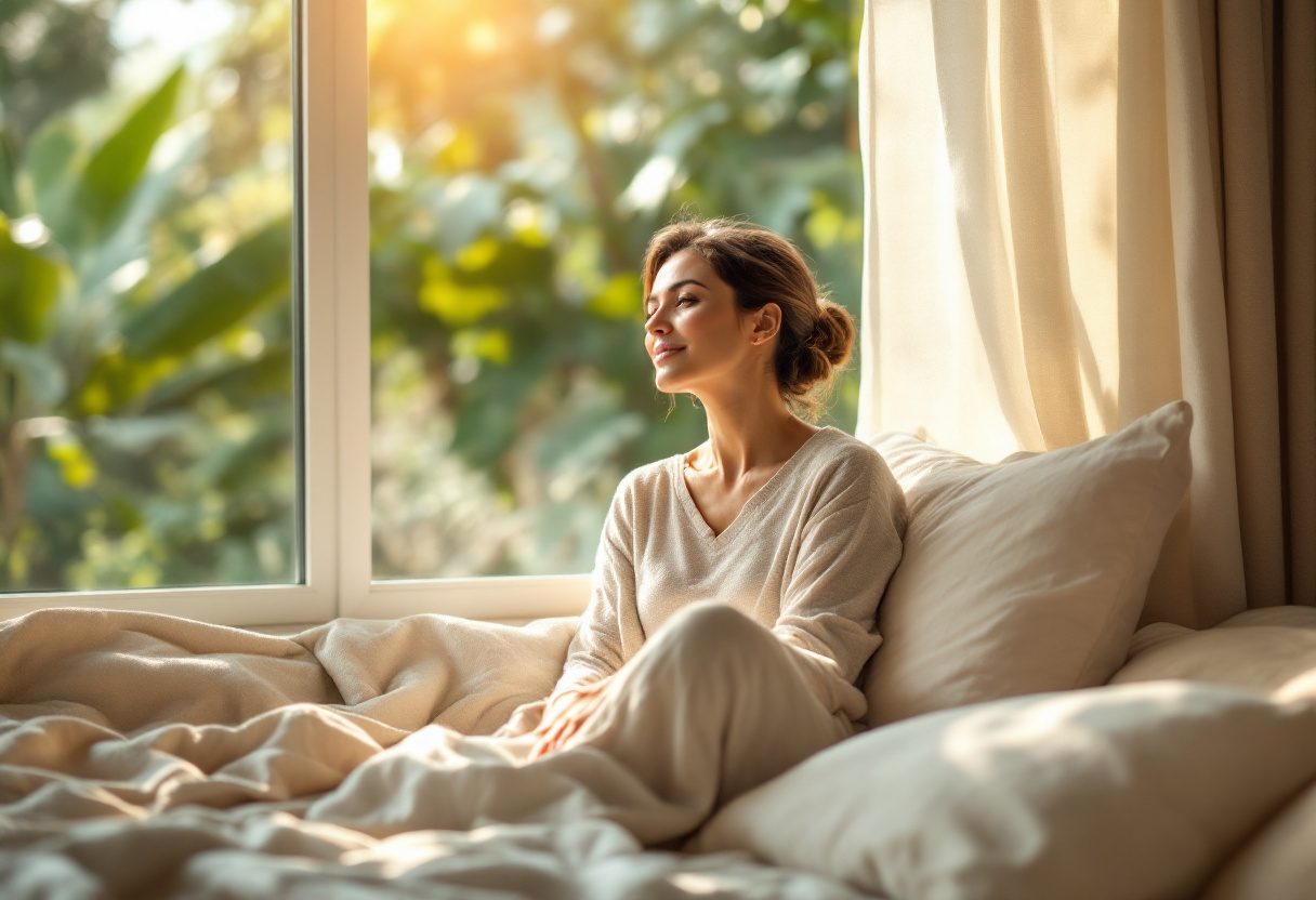 Persona activa disfrutando de bienestar y energía