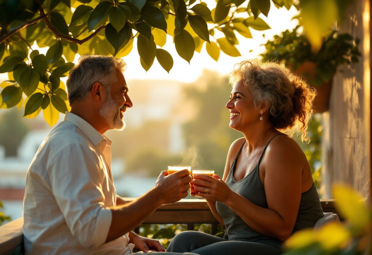 Ambiente relajado y saludable para el bienestar diario