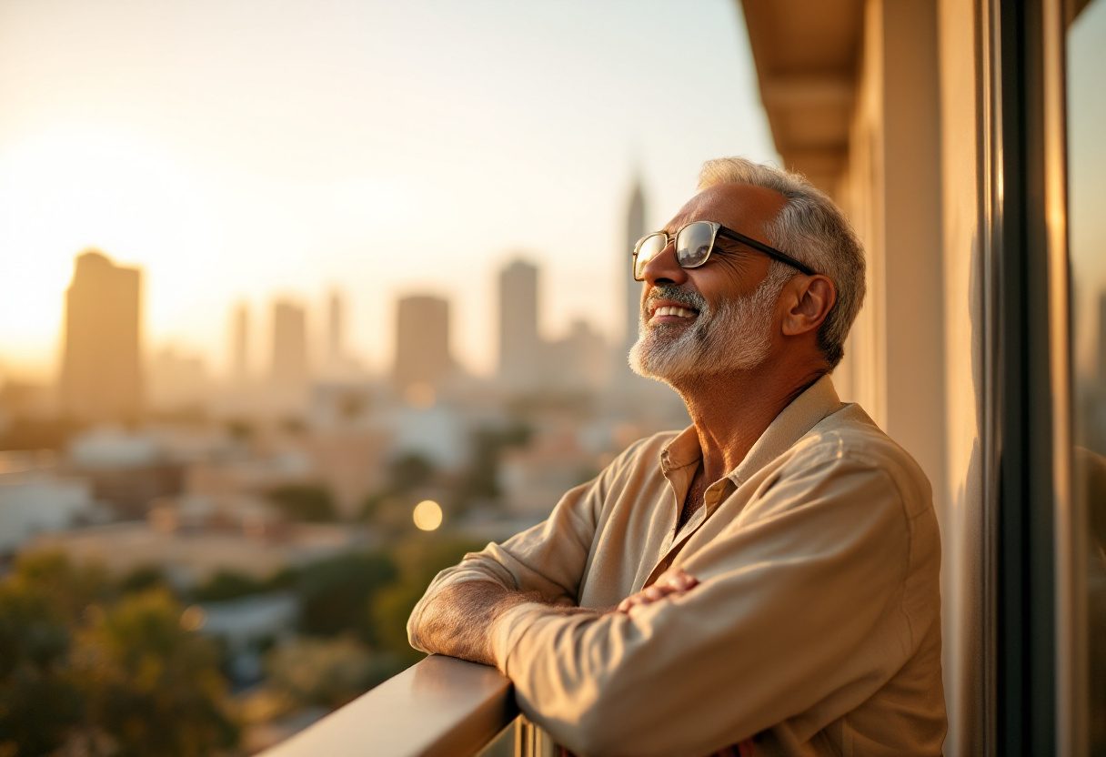 مشهد نمط حياة لرجل يستخدم كريم إكسترا مان