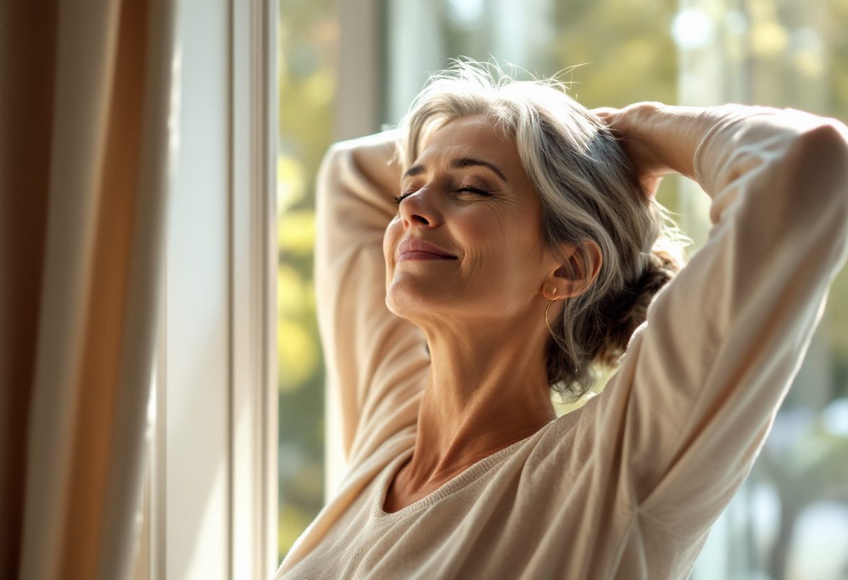 Persona incorporando Cardiotens Plus Europe en su rutina diaria