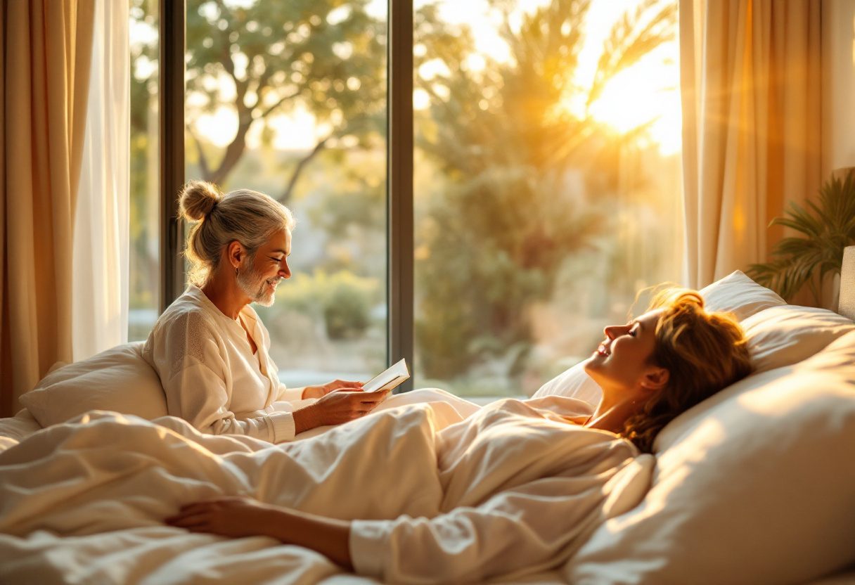 Ambiente relajante con colchón Flex low price