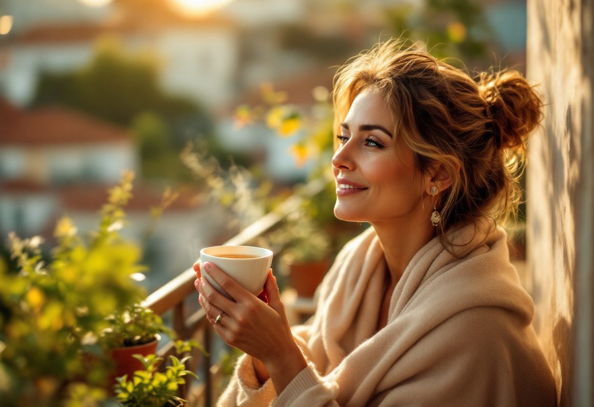 Imagen temática de bienestar y naturaleza