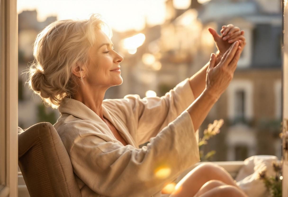 Mode de vie sain avec alimentation équilibrée et activité physique