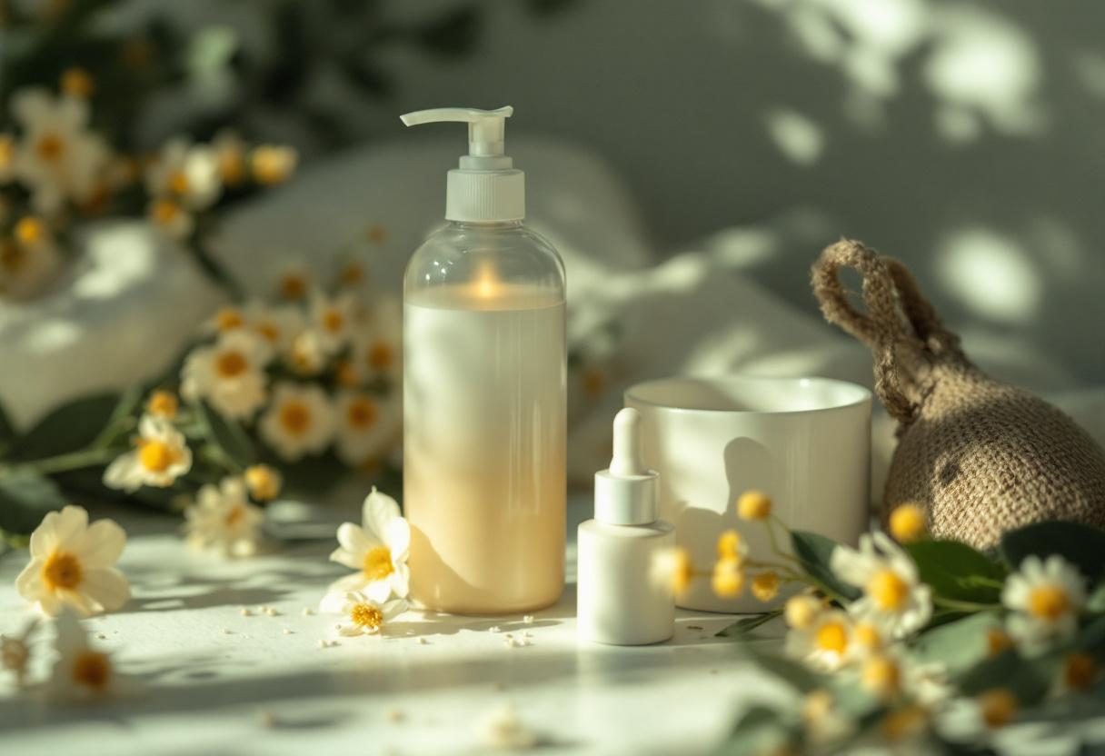 Natural wellness lifestyle with healthy routine