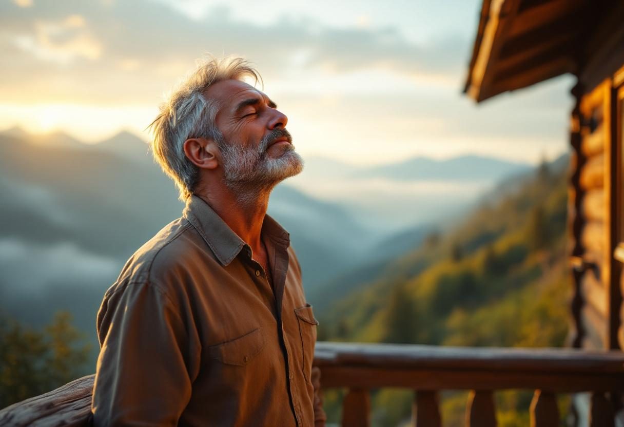 მამაკაცი აქტიურ ცხოვრებას ეწევა ჯანმრთელობის მხარდაჭერით