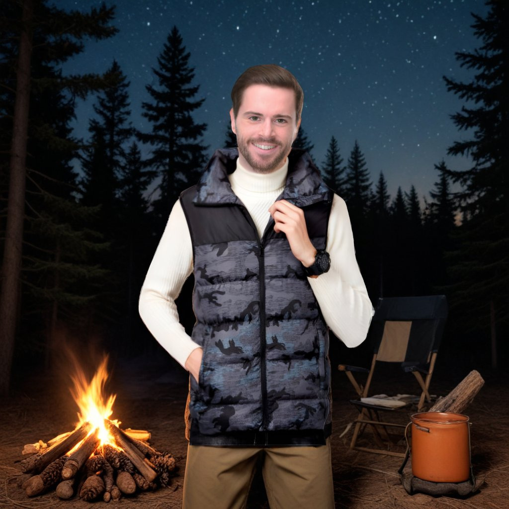 Heated Vest Camouflage packshot