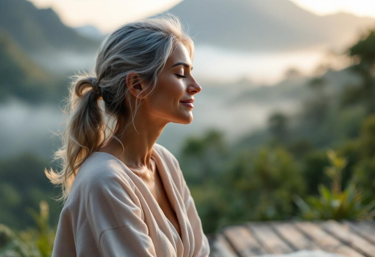 Estilo de vida saludable con rutina de bienestar diaria