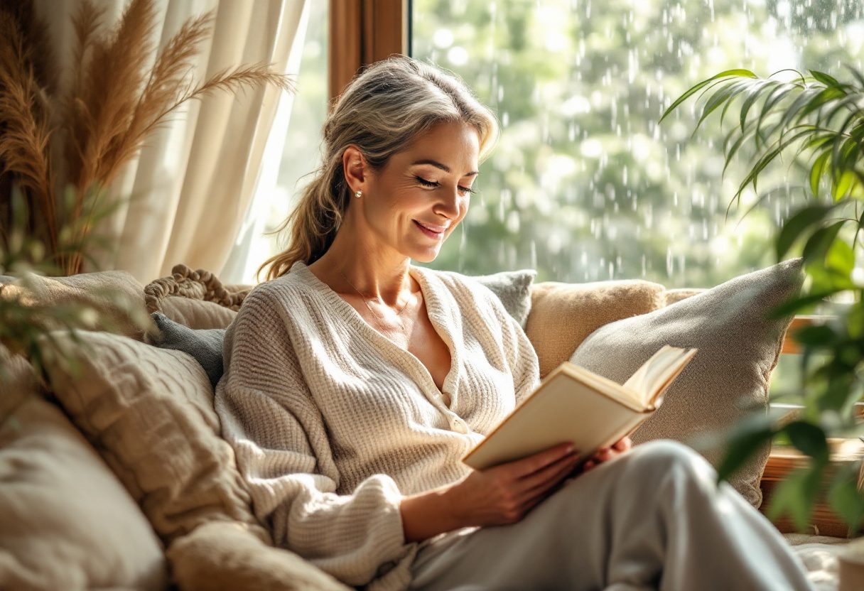 Persona usando Giperium Caps en la rutina diaria