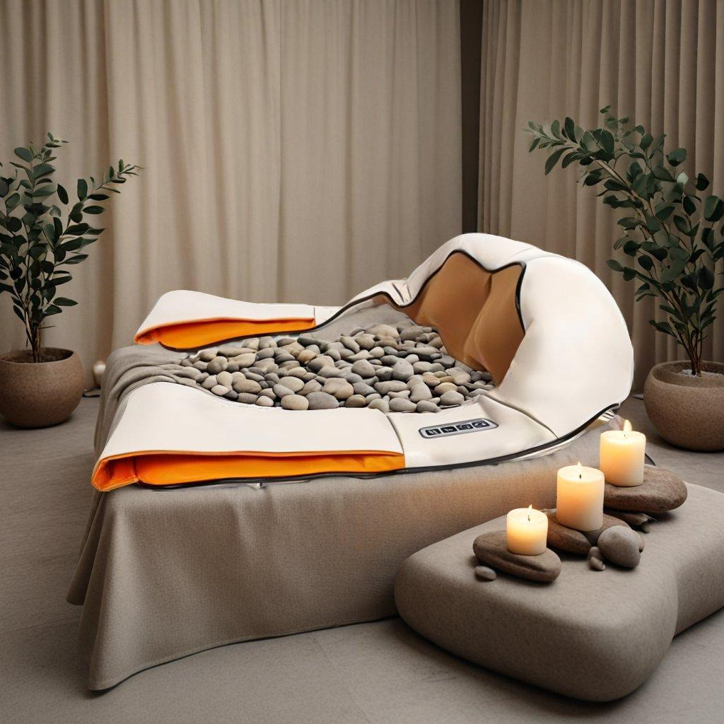 SHIATSU MASSAGER használat közben