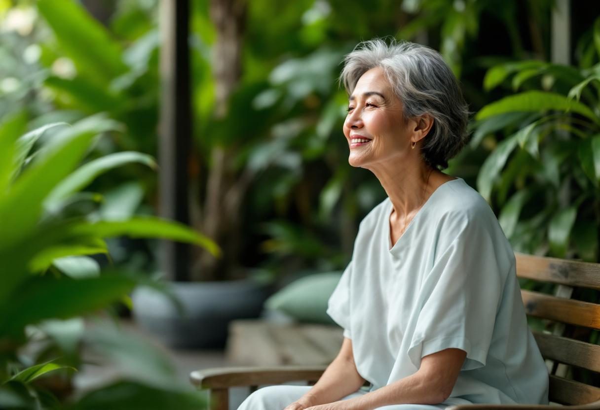 Pria berusia produktif menikmati kualitas hidup optimal dengan rutinitas sehat