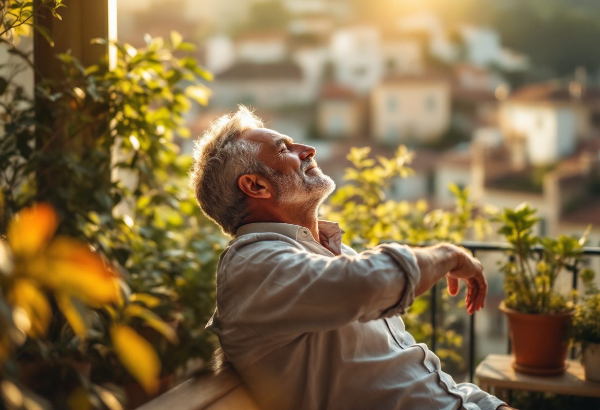 Lifestyle uomo energia vitalità