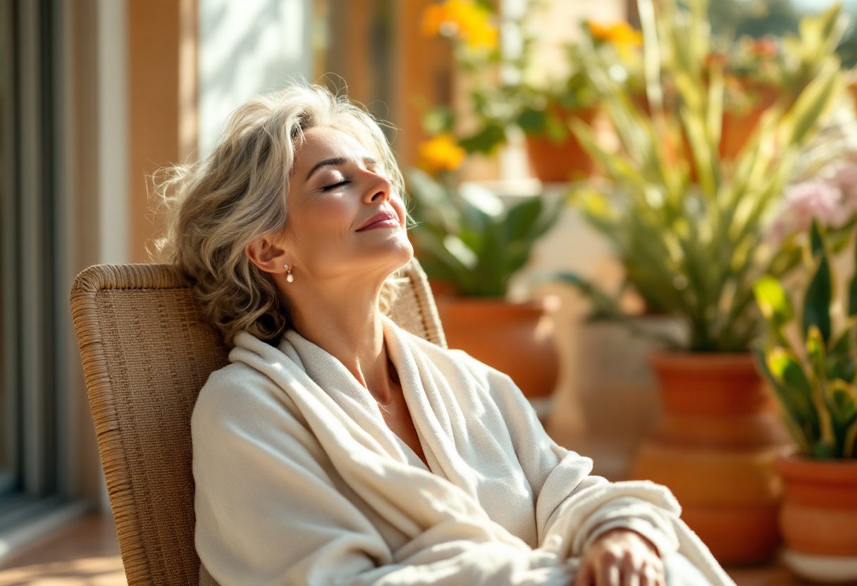 Lifestyle: persona che applica Hondro Sol