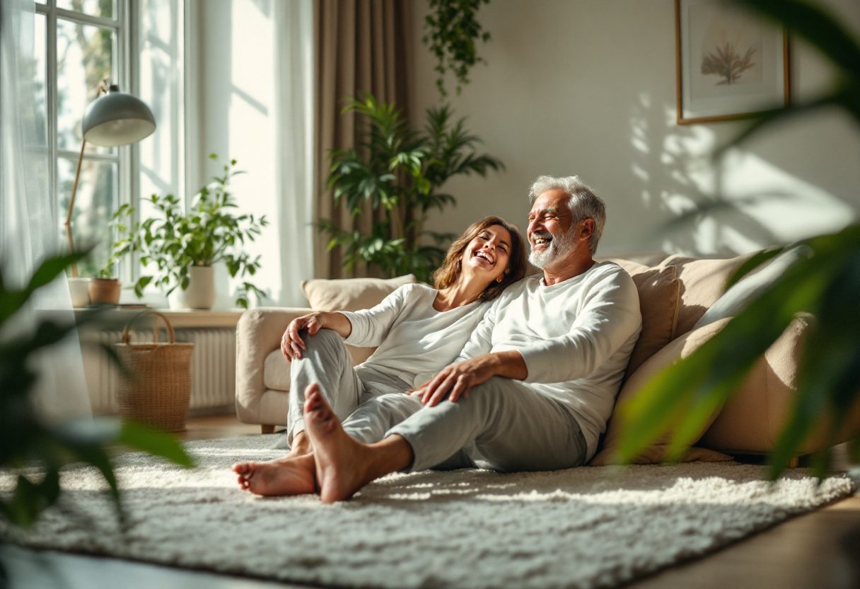 Routine quotidiana di cura dei piedi