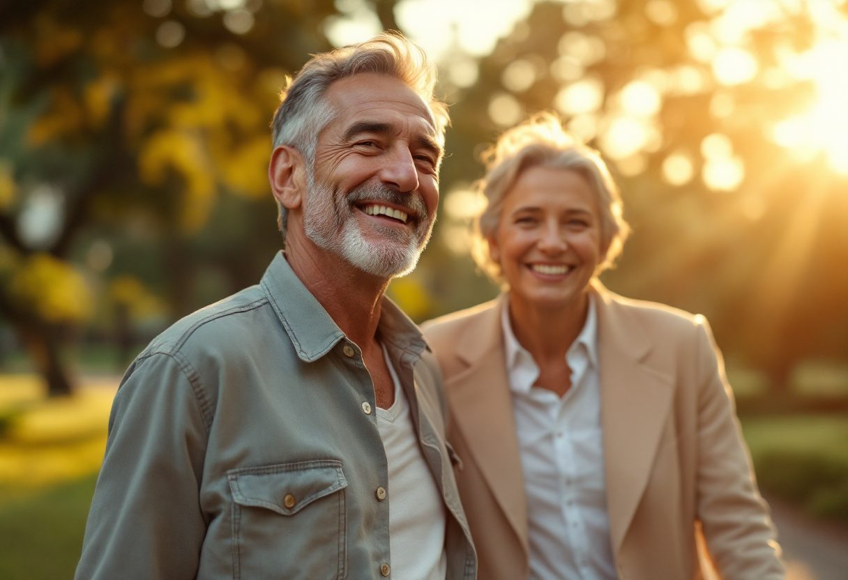 Uomo attivo e sicuro di sé
