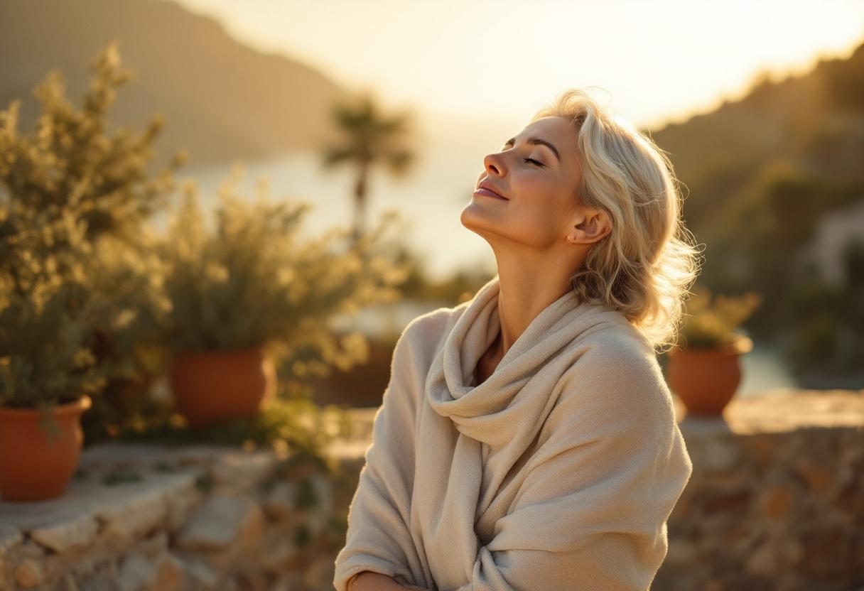 Persona attiva che cammina all'aperto con comfort e mobilità