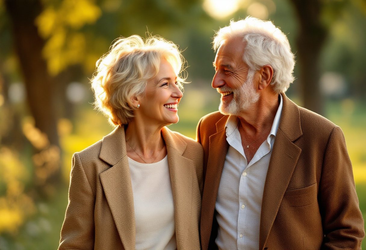 Stile di vita attivo, uomo sorridente in contesto naturale