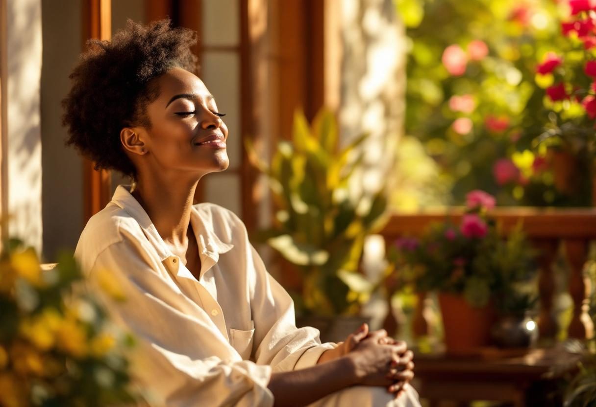 Wellness lifestyle with natural ingredients and balanced routine