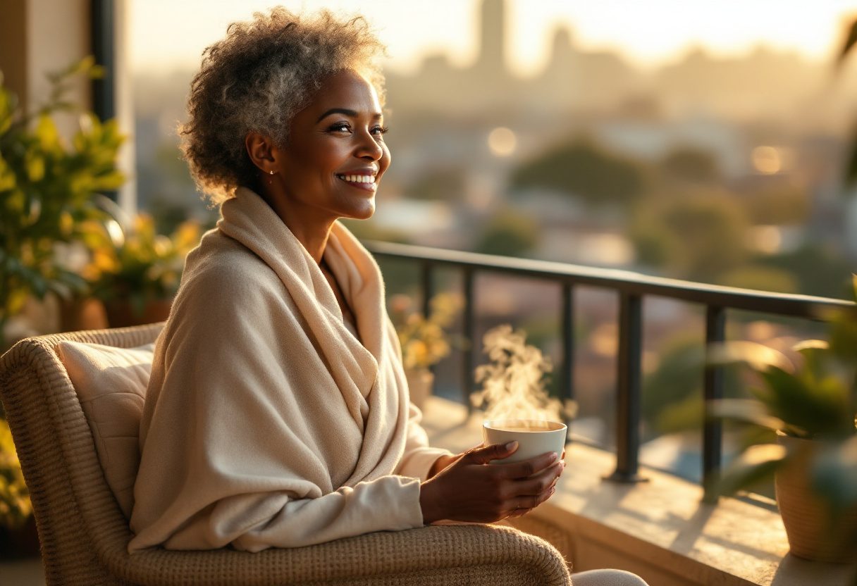 Lifestyle image of Matcha Slim in use