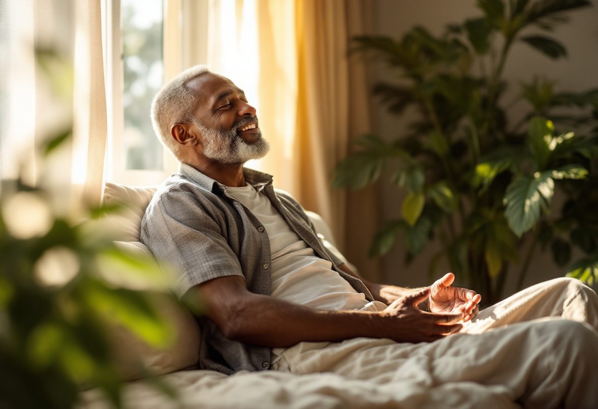Lifestyle image of Motion Energy Cream in use