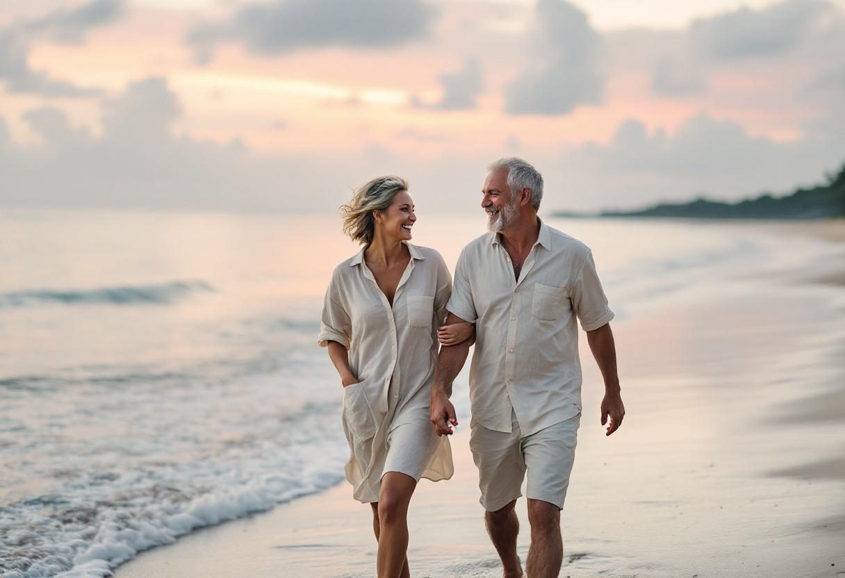 Daily wellness routine with black maca powder preparation