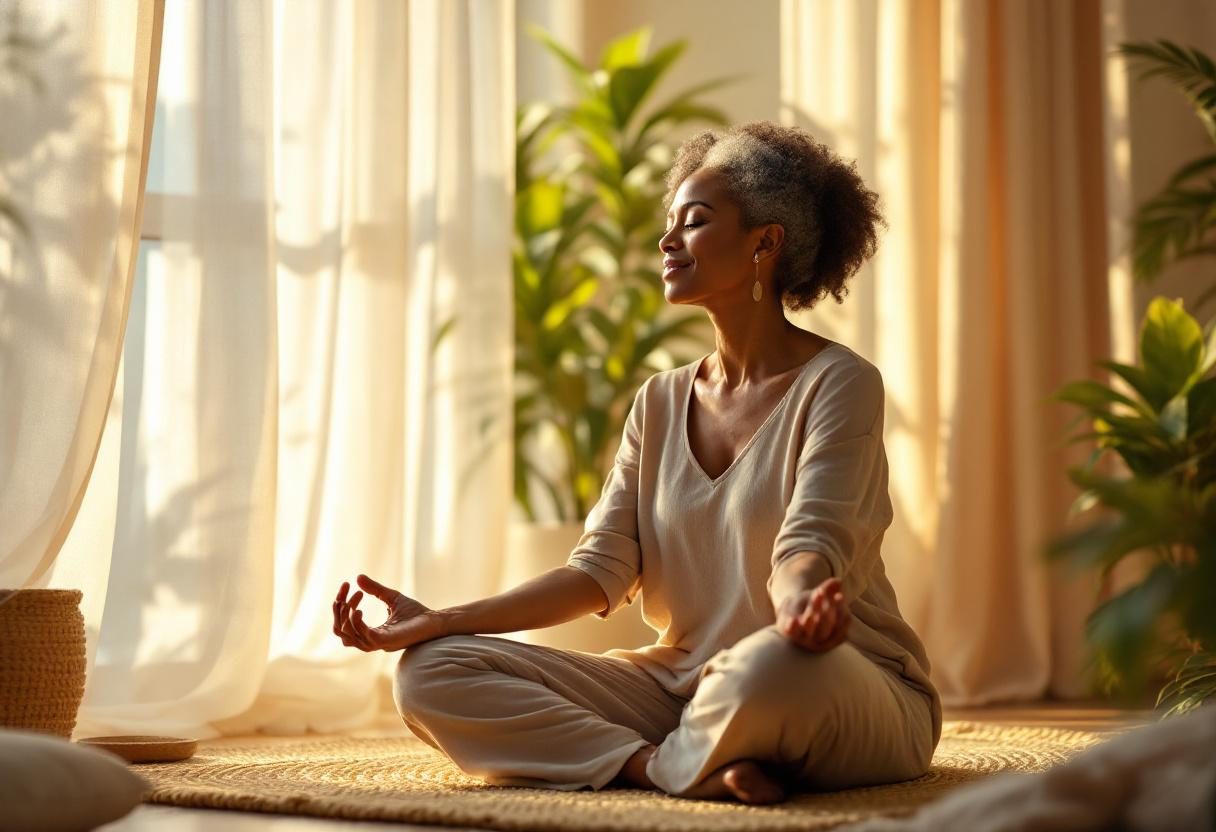 Natural wellness lifestyle with herbal ingredients and balanced nutrition