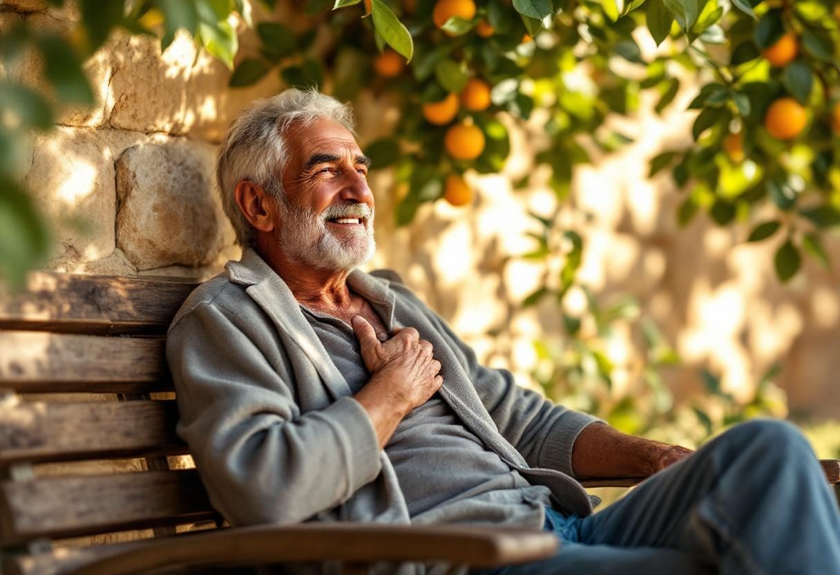 Daily wellness routine lifestyle scene