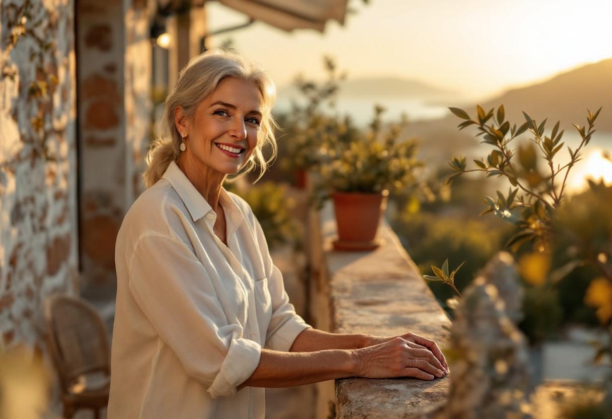 Aktivna osoba u prirodi sa fokusom na pokretljivost i zdravlje zglobova