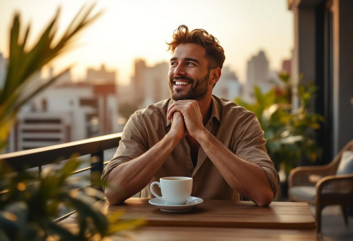Persona con piel saludable en entorno relajante de spa en casa