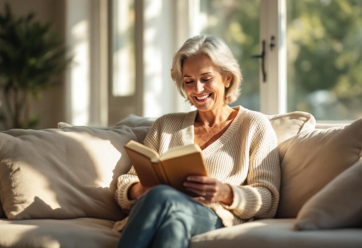 Persona mayor disfrutando de una conversación gracias a Wellnexis Hearing 590